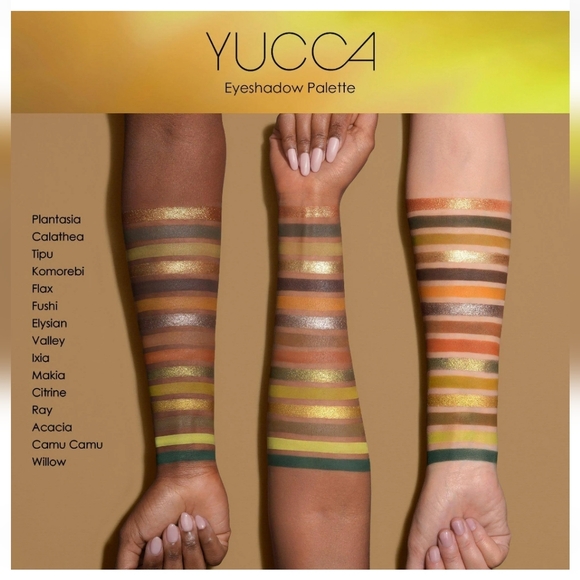 Natasha Denona Yucca Glamorous Eyeshadow Palette With Golds, Neutrals And Deeps - Picture 5 of 6